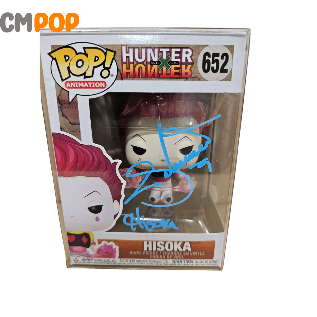 Hisoka Signed Jsa Certified - #652 Funko Pop! Hunter X Pop