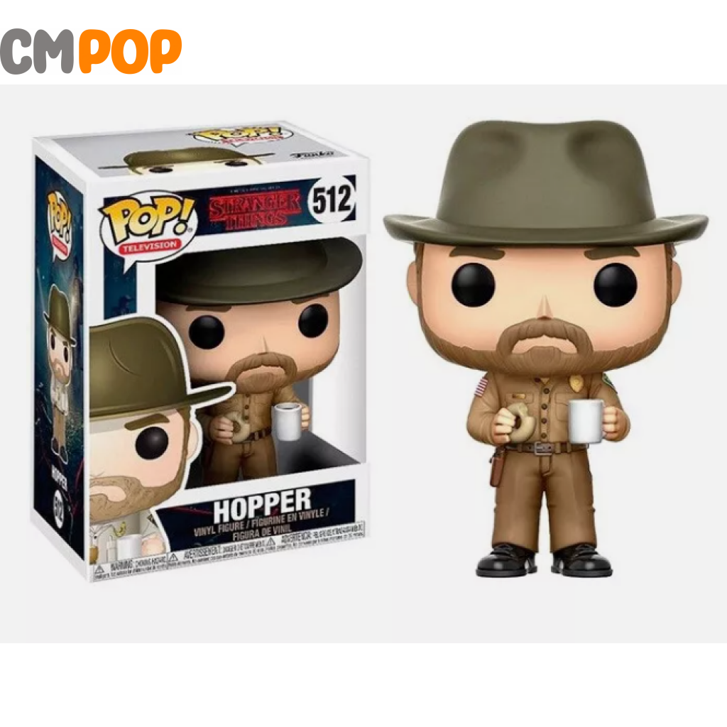 Hopper With Donut - #512 Funko Pop! -Stranger Things Pop