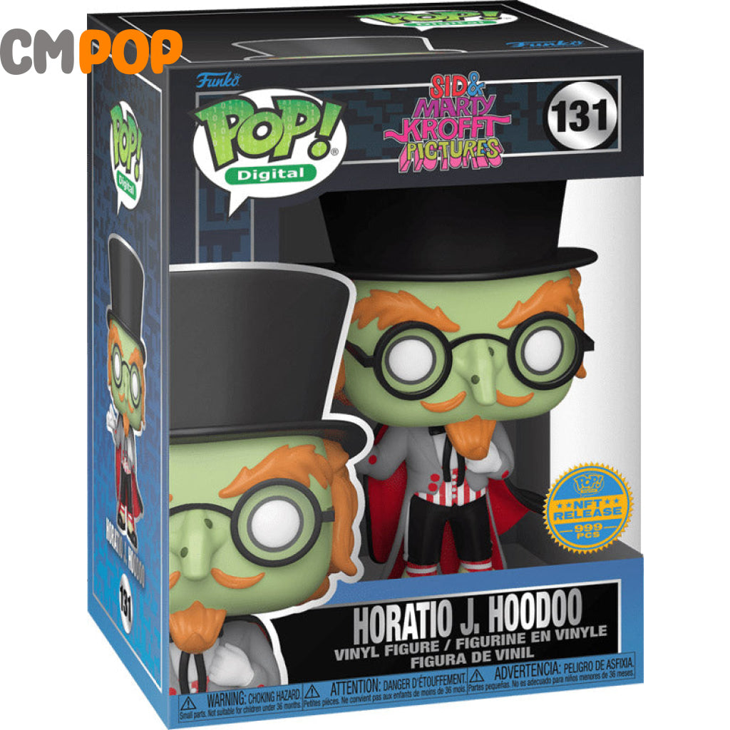 Horatio J. Hoodoo - #131 - Funko Pop! - Digital - NFT Release 999 Pcs Funko Pop