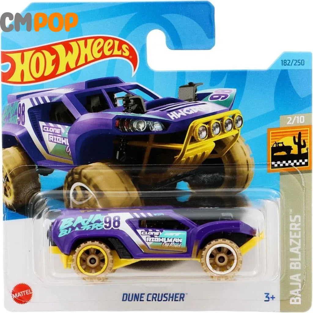 Hot Wheels - Baja Blazers - Dune Crusher (182/250) - Purple (Half Card) Toy