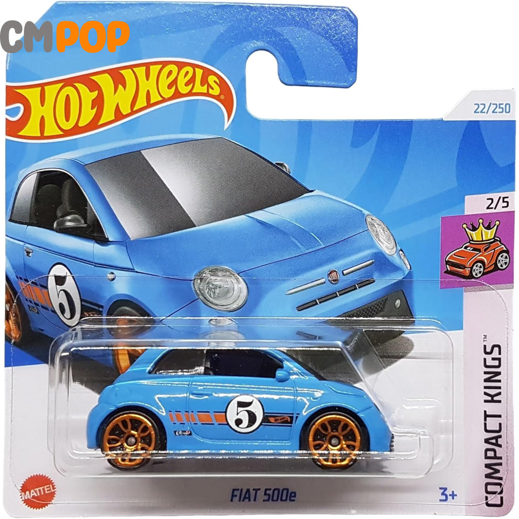 Hot Wheels - Compact Kings - Fiat 500e (22/250) - (Half Card) Toy