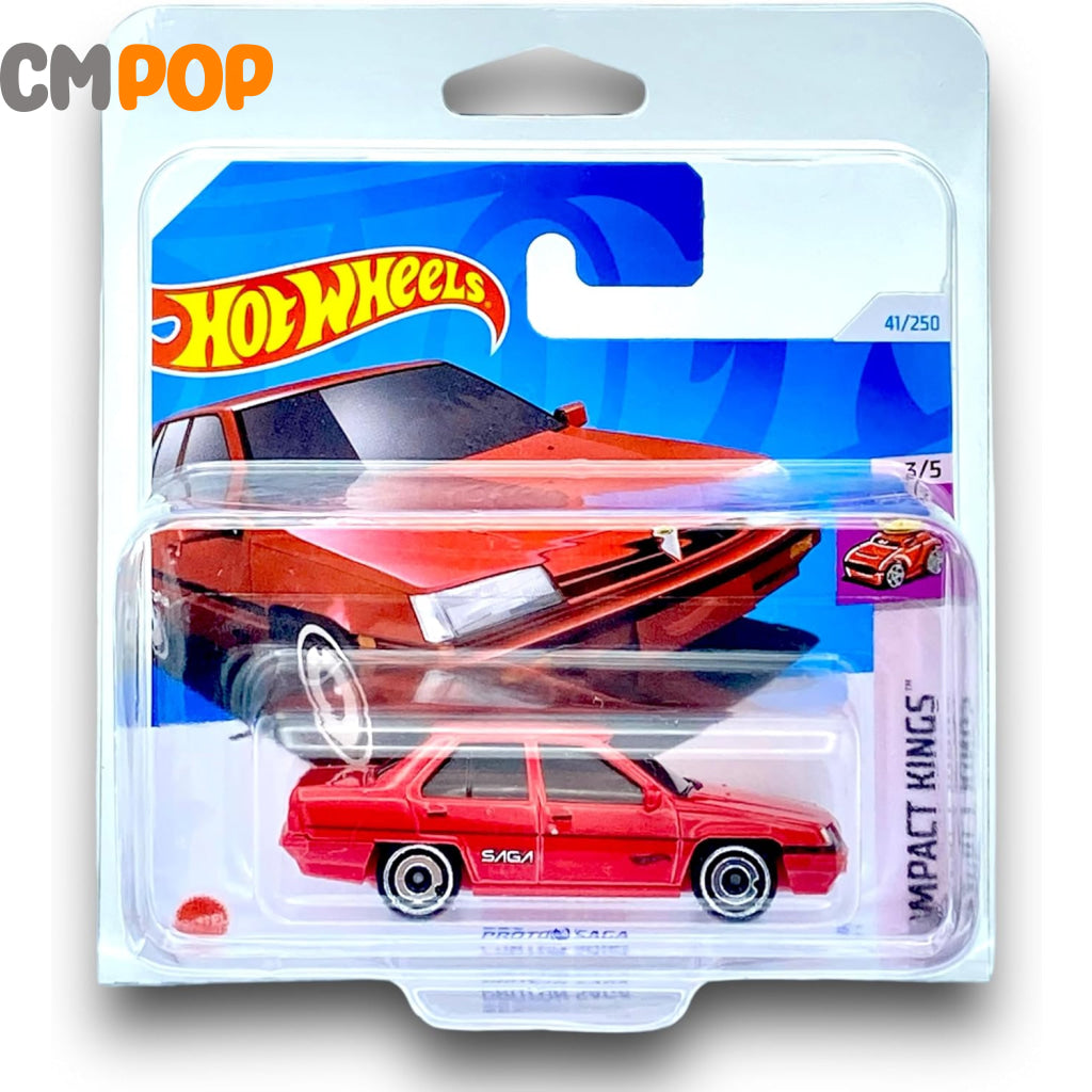 Hot Wheels - Compact Kings - Proton Saga (41/250) (Half Card) Toy