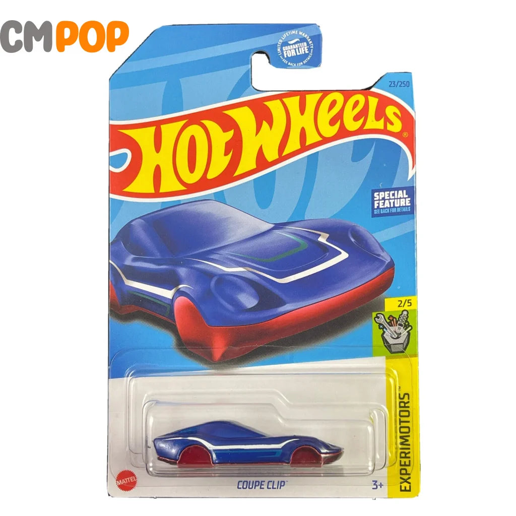 Hot Wheels - Experimotors - Coupe Clip (23/250) - Blue (Half Card) Toy