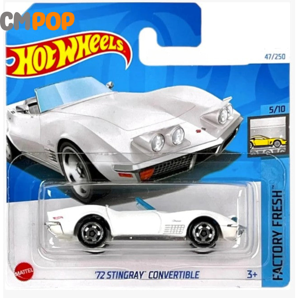 Hot Wheels - Factory Fresh - 72 Sting Ray Convertible (47/250) - (Half Card) Toy