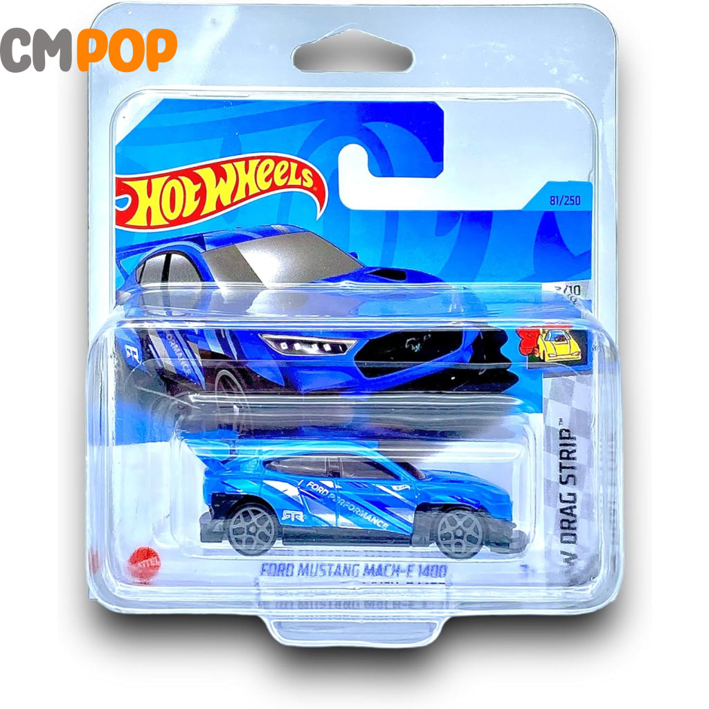 Hot Wheels - HW Drag Strip - Ford Mustang Mach-E 1400 (81/250) - Blue (Half Card) Toy