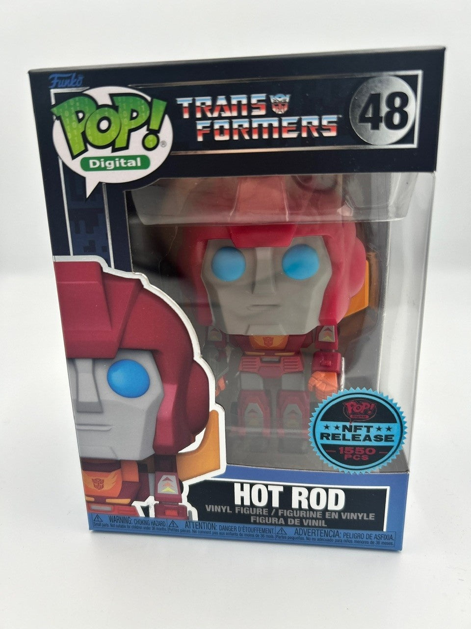 Hot Rod - #48 - Funko Pop! -Digital - Transformers - Release 1550 Pcs