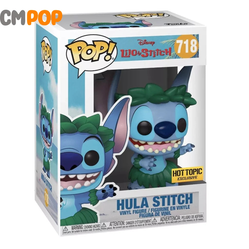 Hula Stitch - #718 Funko Pop! Disney Lilo And Hot Topic Exclusive Pop