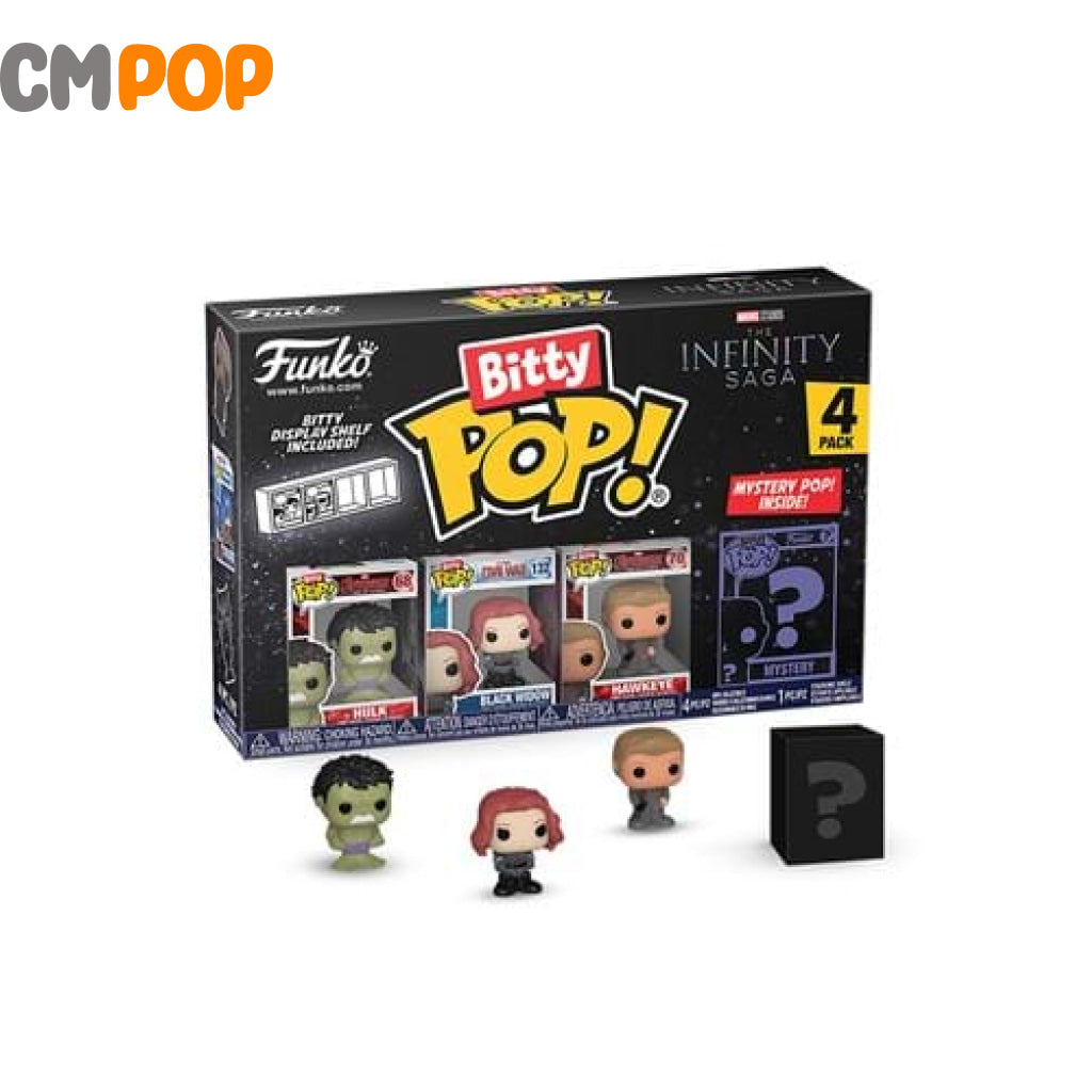 Hulk Bitty Pop! - Funko Marvel 4Pk Pop