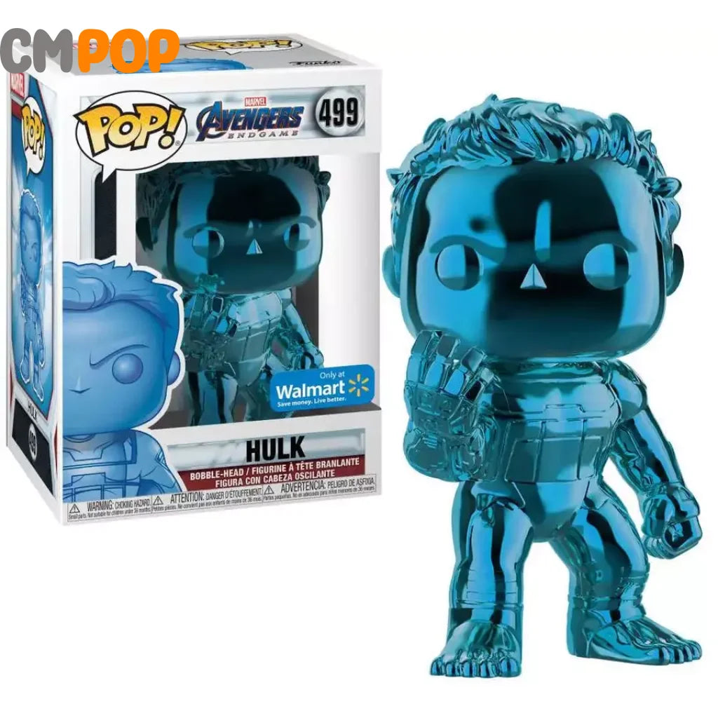 Hulk (Blue) - #499 Funko Pop! Marvel Avengers Endgame Walmart Exclusive