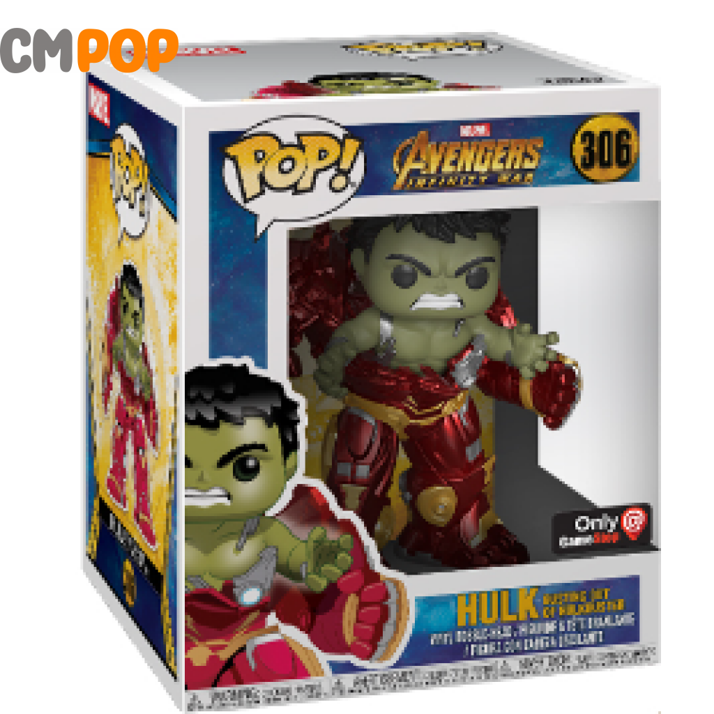 Hulk Bursting Out Of Hulkbuster - #306 Funko Pop! Avengers Infinity War Gamestop Exclusive Pop