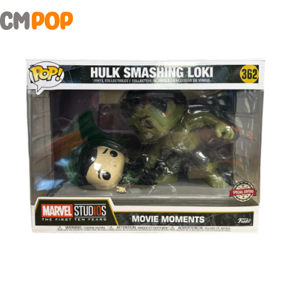 Hulk Smashing Loki - #362- Funko Pop! Marvel Movie Moments Special Edition Pop
