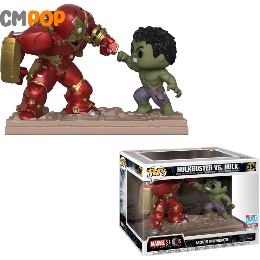 Hulkbusters Vs. Hulk - #394 Movie Moments Funko Pop! Marvel -2020 Fall Convention Exclusive Pop