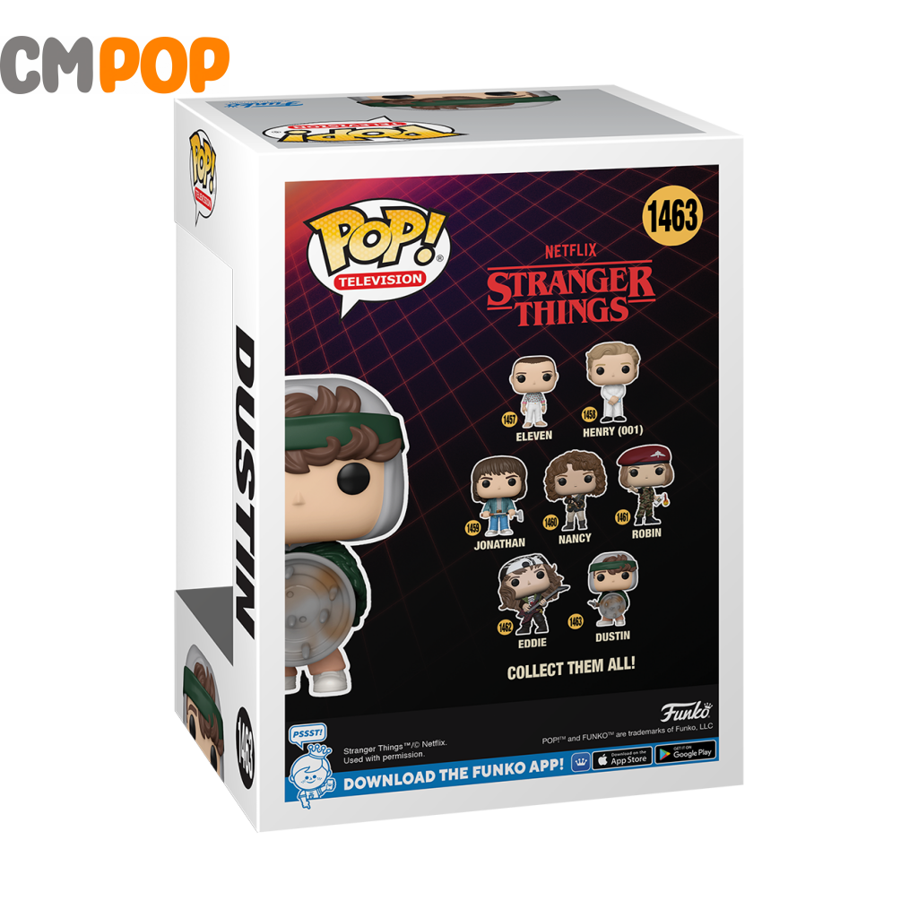 Hunter Dustin W/Shield - #1463 Funko Pop! Stranger Things Pop