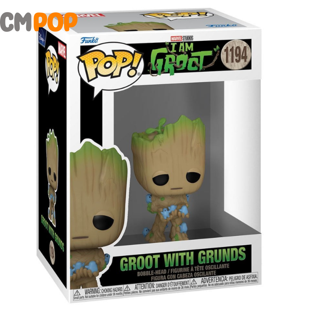 I Am Groot: Groot With Grunds - #1194 Funko Pop! Marvel Pop