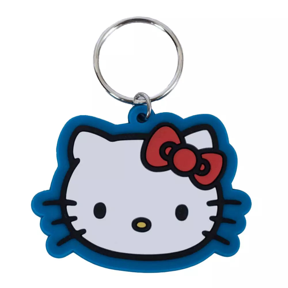 Hello Kitty Face Pvc Keychain