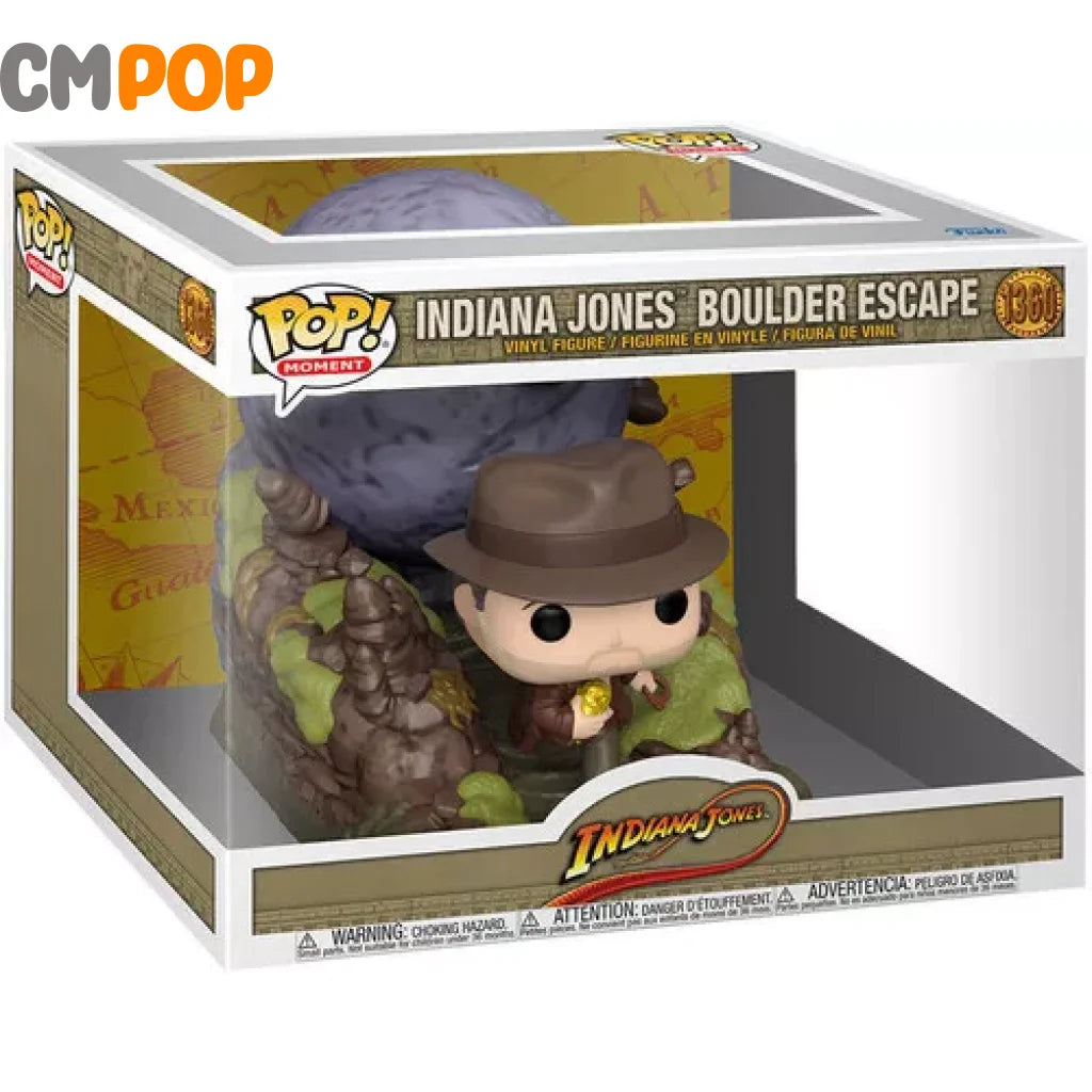 Indiana Jones Boulder Escape - #1360 Funko Pop! Raiders Of The Lost Ark Movie Moment Pop