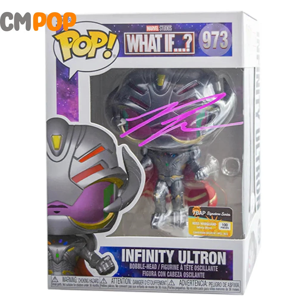 Infinity Ultron - #973 -What if...? - Funko POP! - Marvel 7 BAP - 100PCS - Signed POP! - Signed by Ross Marquand Funko