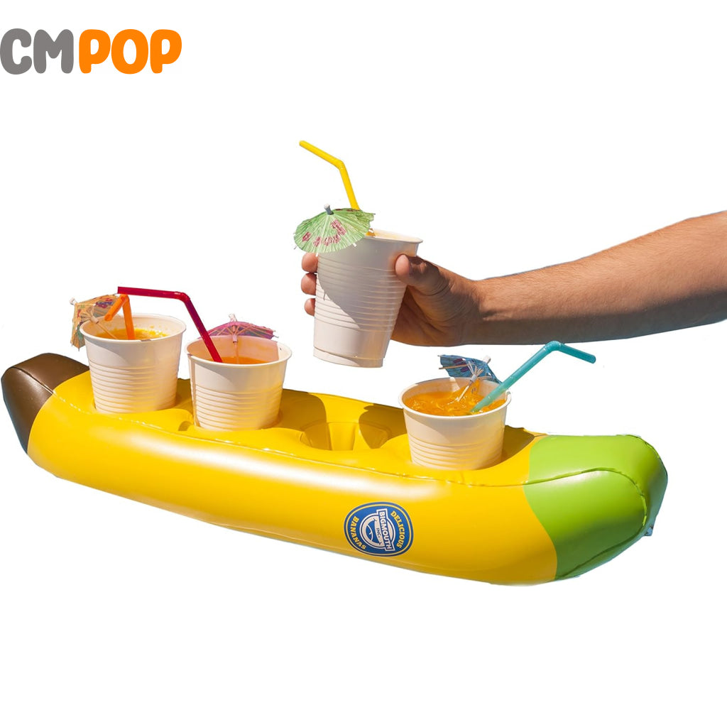 Inflatable Big Banana Beverage Boat (Holds up to 4 drinks) - Party Supplies Party Supplies
