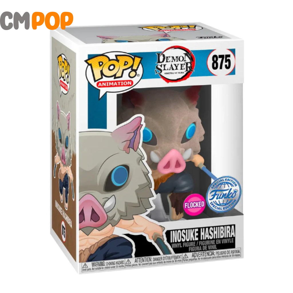 Inosuke Flocked - #875 Funko Pop! Demon Slayer Special Edition Exclusive Pop