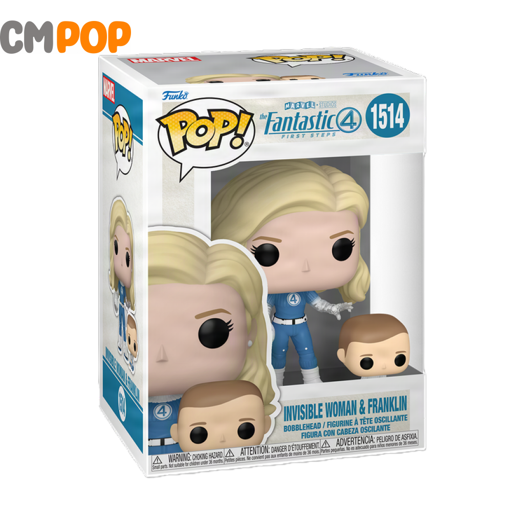Invisible Woman & Franklin- #1514 - Funko Pop! - Marvel - Fantastic Four First Steps Funko Pop
