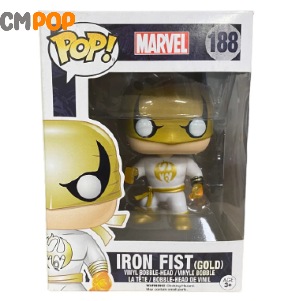 Iron Fist (Gold) - #188- Funko Pop! Marvel Pop