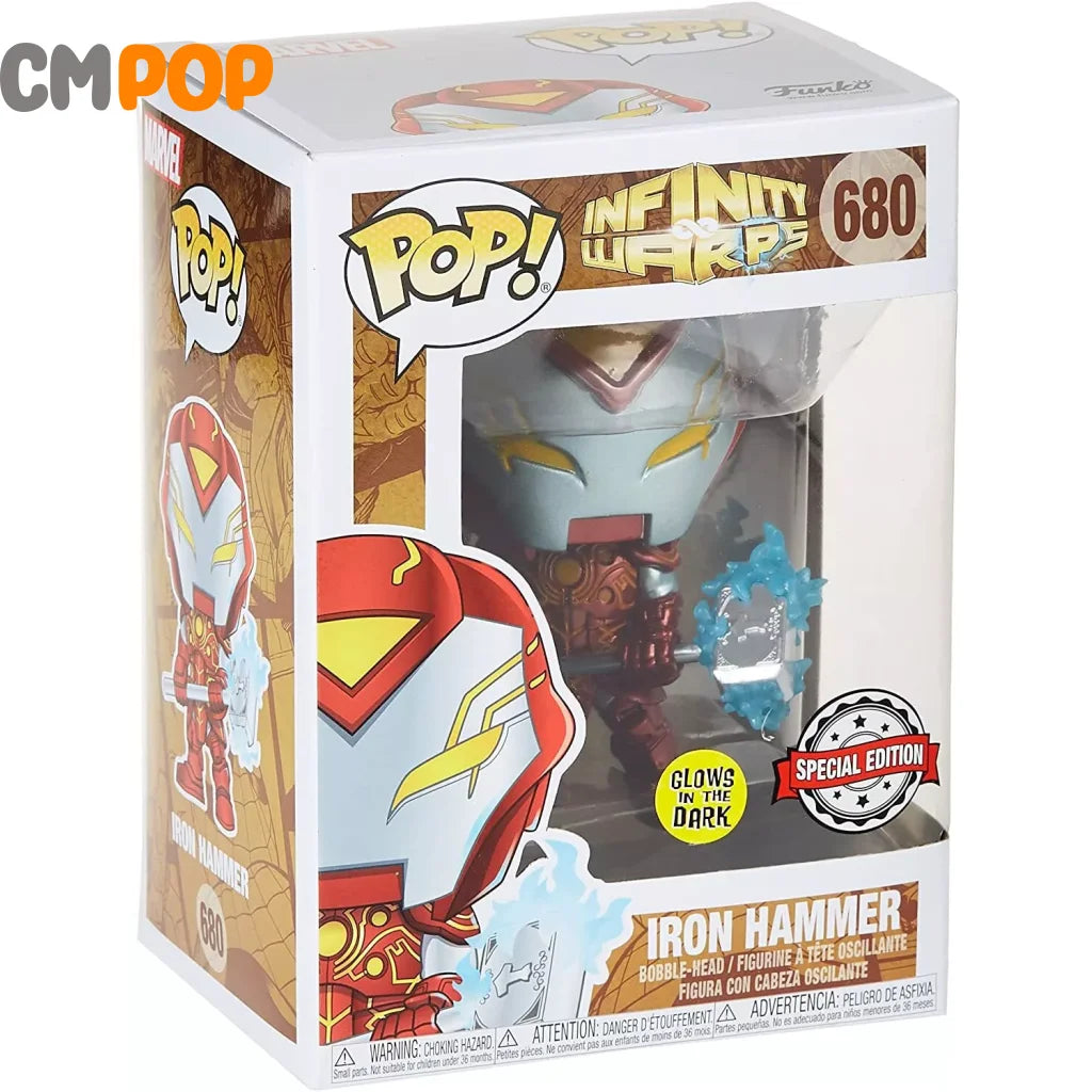 Iron Hammer - #680 Funko Pop! Marvel Infinity Warps Gitd Special Edition Exclusive Pop
