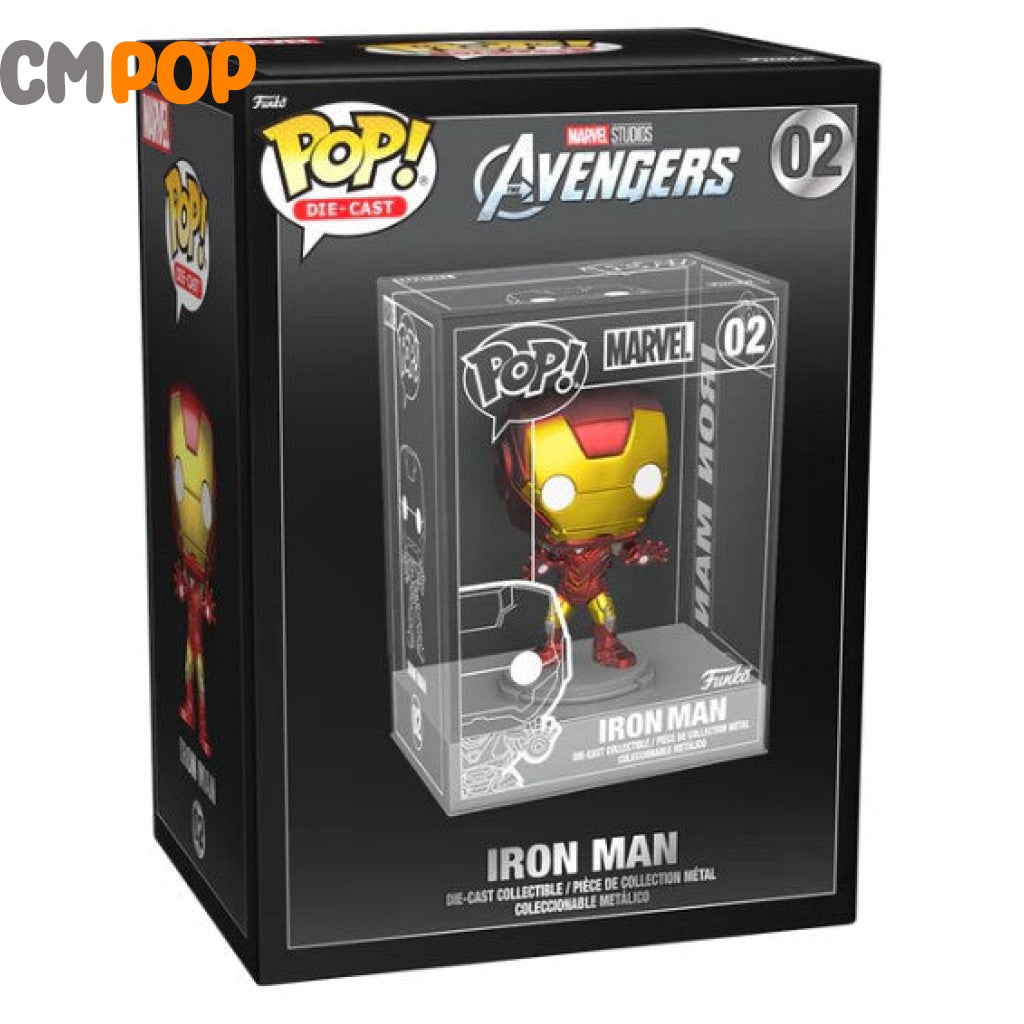 Iron Man - #02 Funko Pop! Die-Cast Marvel Studios Avengers Pop