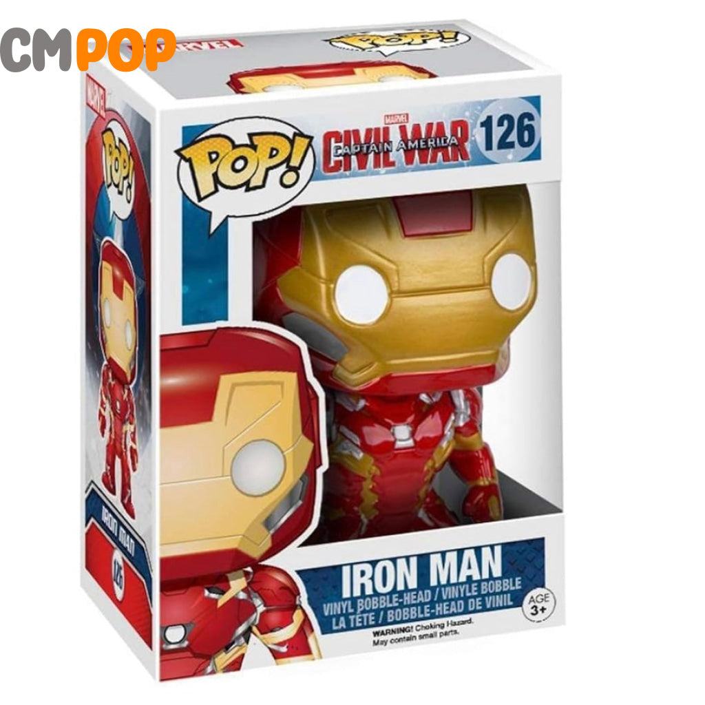 Iron Man - #126 - Funko Pop! - Civil War Funko Pop