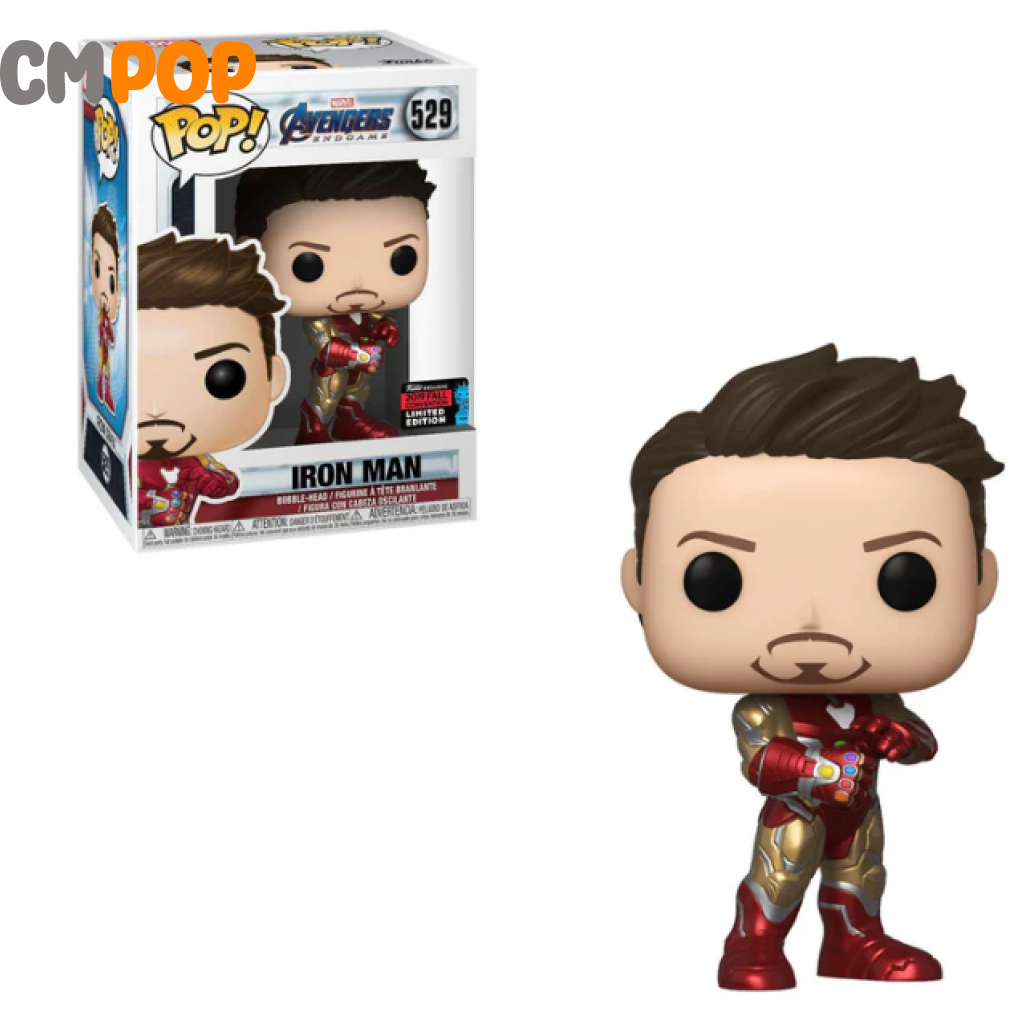 Iron Man - #529 Funko Pop! Marvel Avengers Endgame 2019 Fall Convention Exclusive Pop