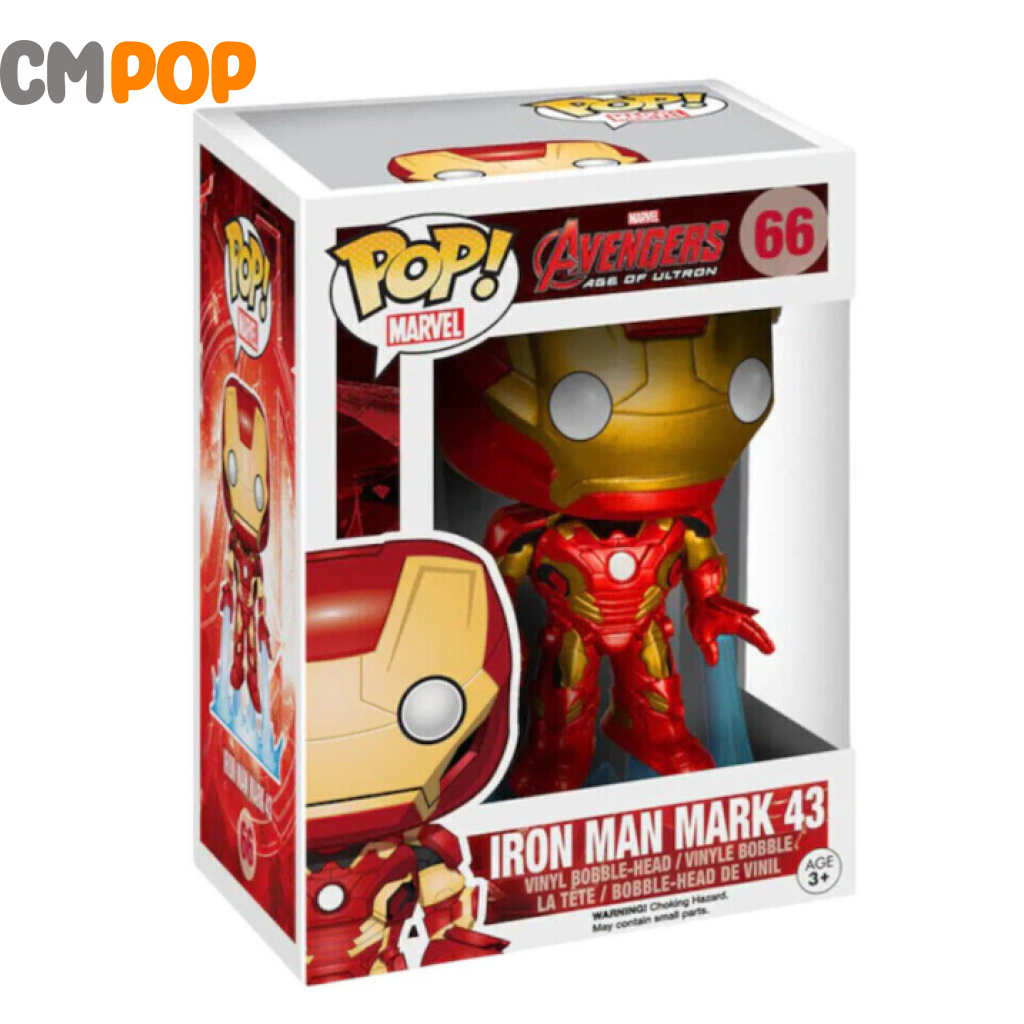 Iron Man - #66 Funko Pop! Marvel 5/10 Condition Pop