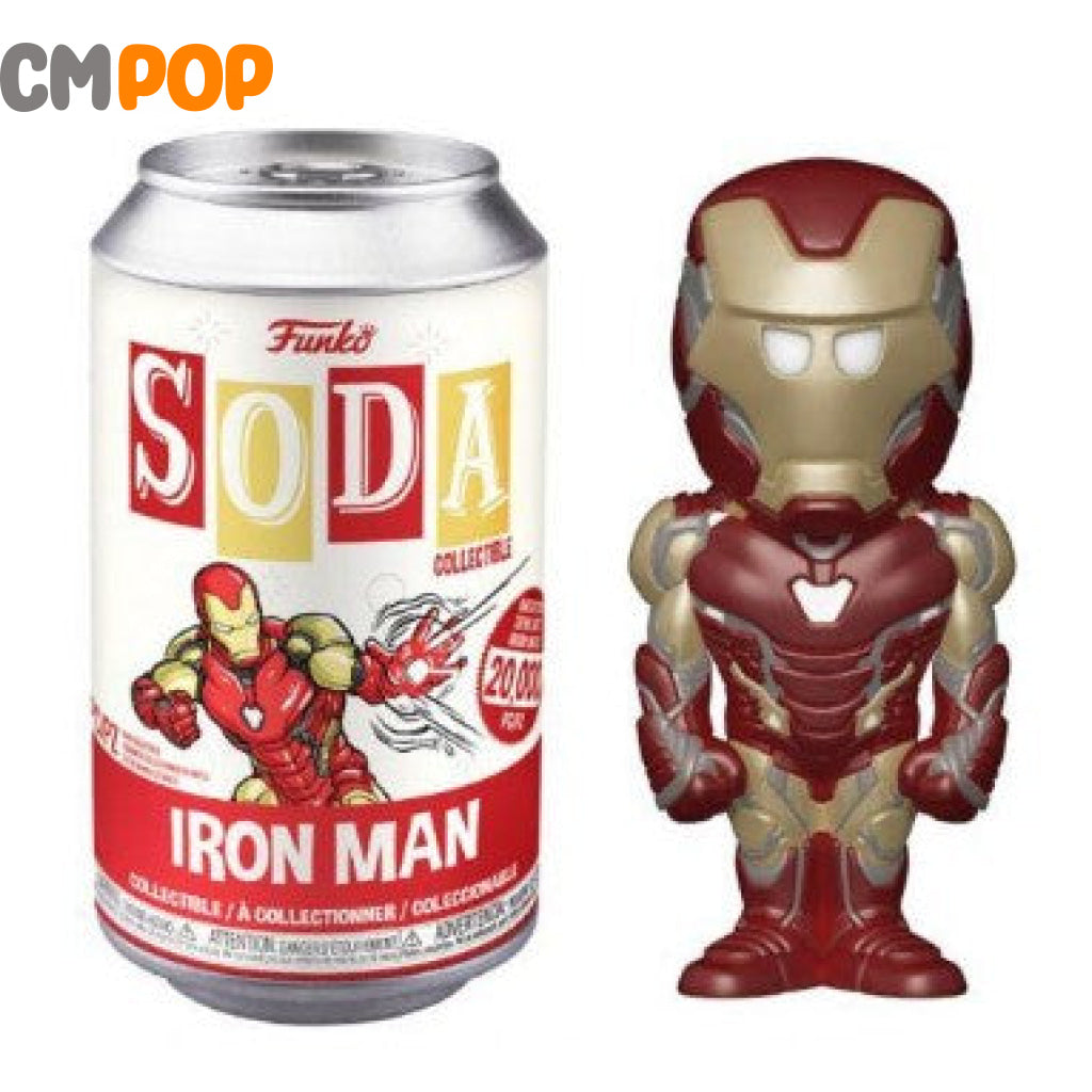 Iron Man - Funko Vinyl Soda 20 000 Pieces Marvel Chance Of Chase