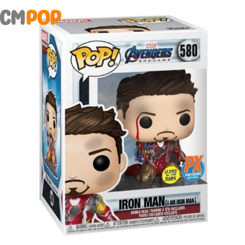 Iron Man - I Am Gitd #580 Funko Pop! Marvel Px Exclusive Pop