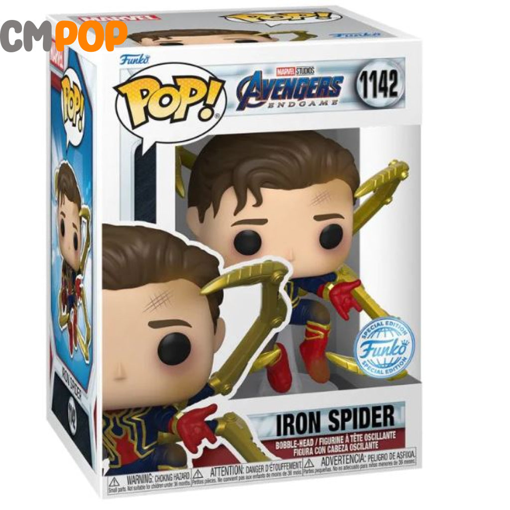 Iron Spider - #1142 Funko Pop! -Avengers End Game Funklo Exclusive Pop