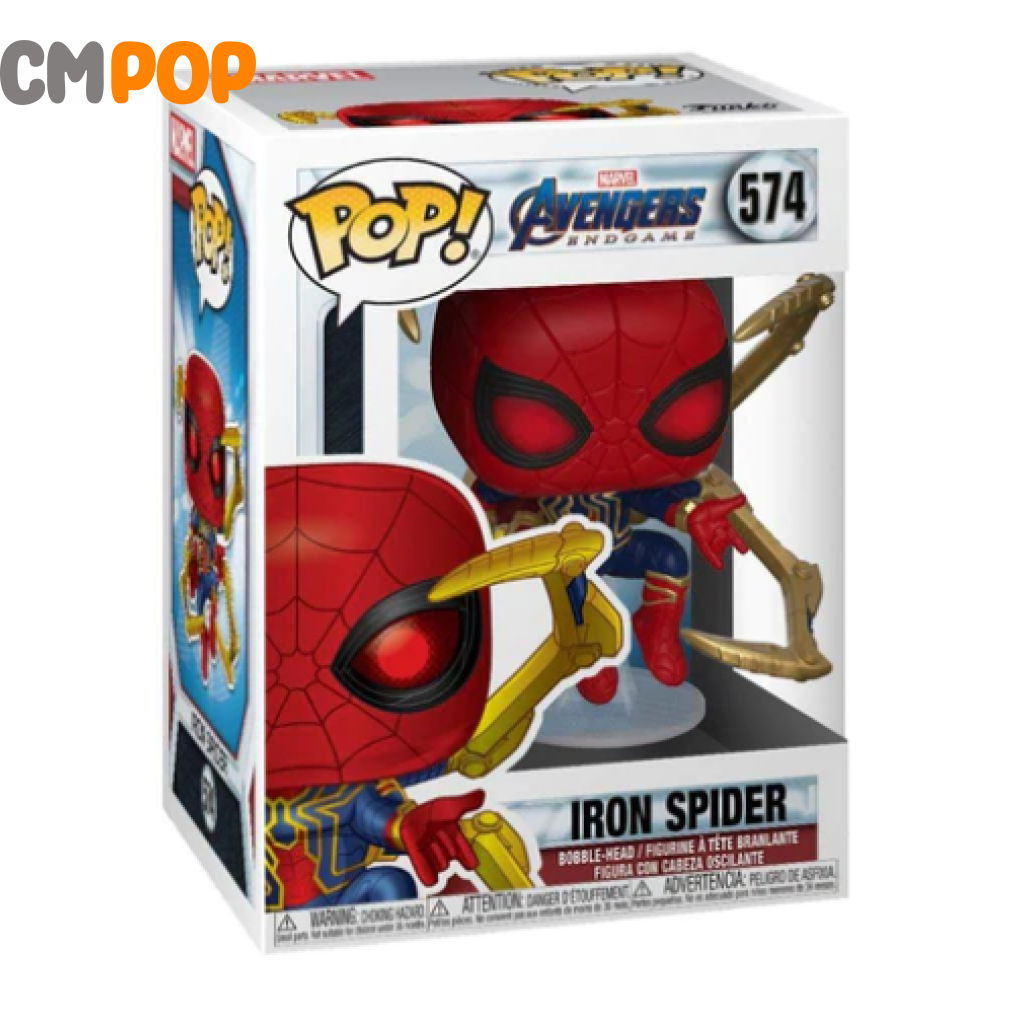 Iron Spider - #574 Funko Pop! Avengers Infinity W/ Nano Gauntlet Pop