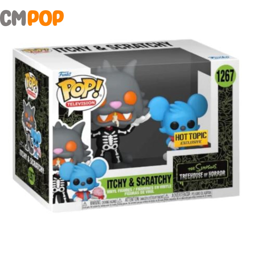 Itchy & Scratchy Hot Topic Exclusive - #1267 Funko Pop! The Simpsons Pop