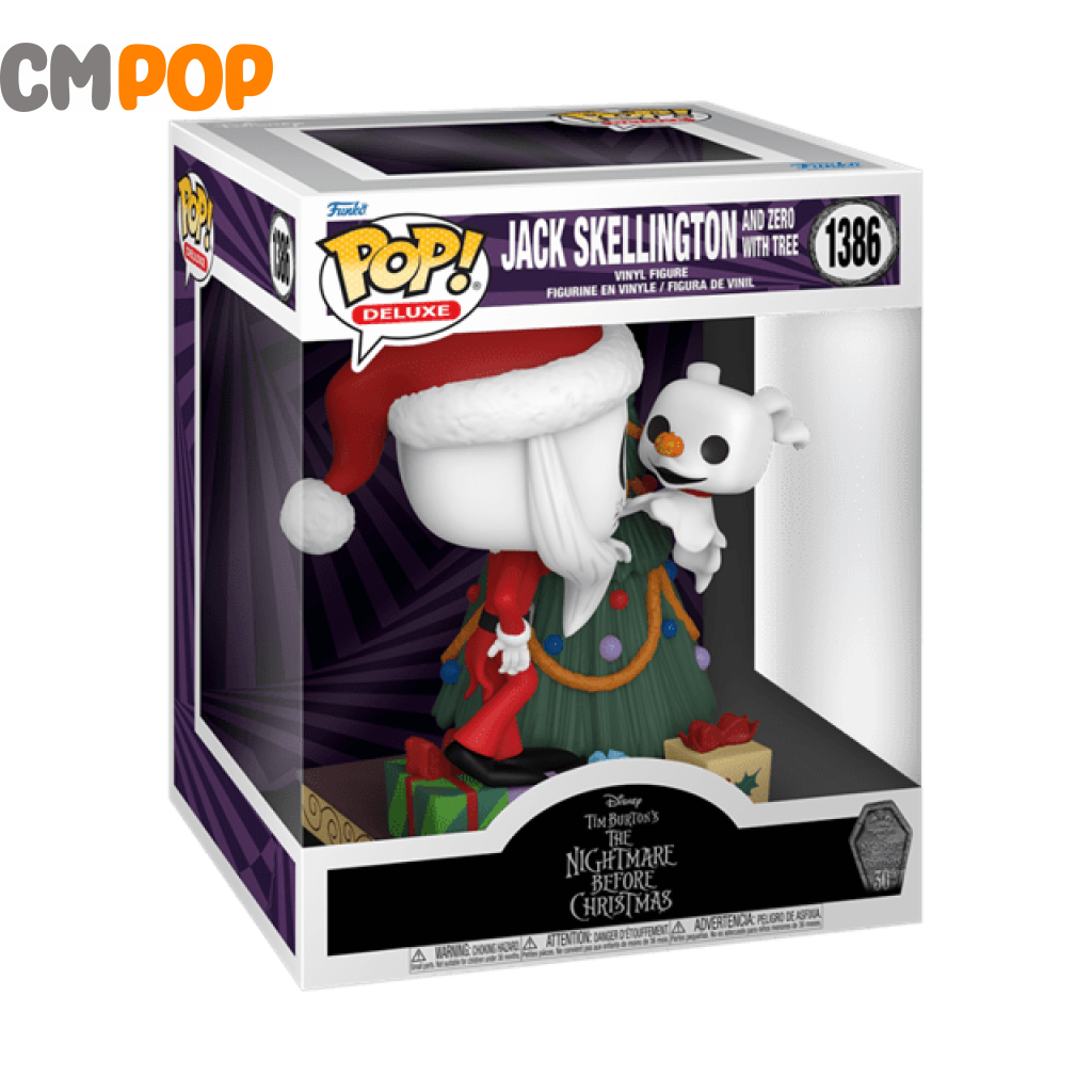 Jack Skellington And Zero With Tree - #1386 Funko Pop! Disney The Nightmare Before Christmas Pop