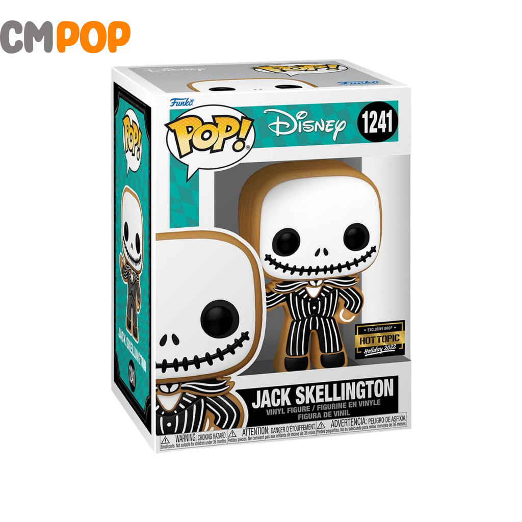 Jack Skellington Gingerbread - #1241 Funko Pop! Disney Hot Topic Exclusive Pop