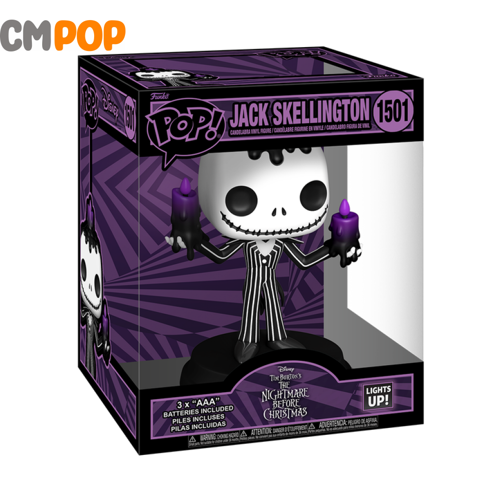 Jack Skellington Light Up - #1501- Funko Pop! -Disney Nightmare Before Christmas Pop