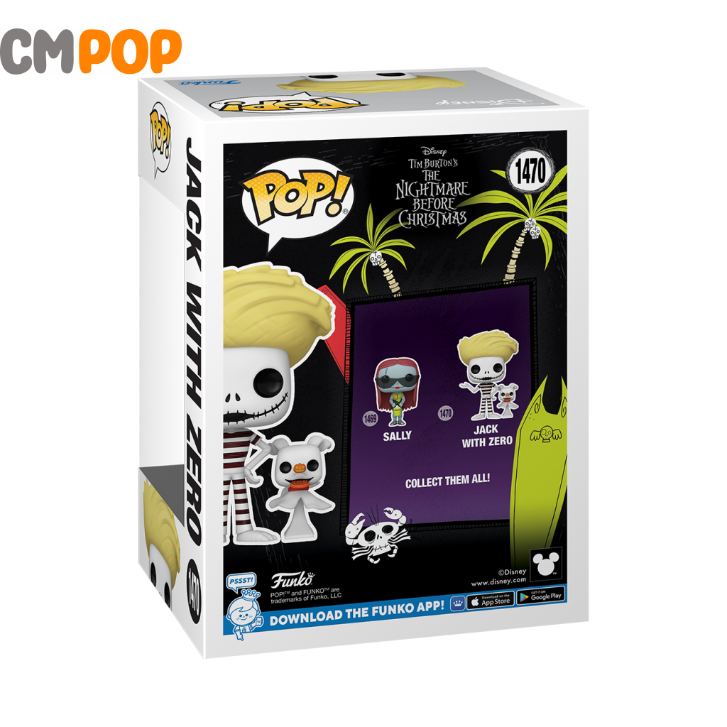 Jack W/ Zero - #1470 Funko Pop! The Nightmare Before Christmas Pop