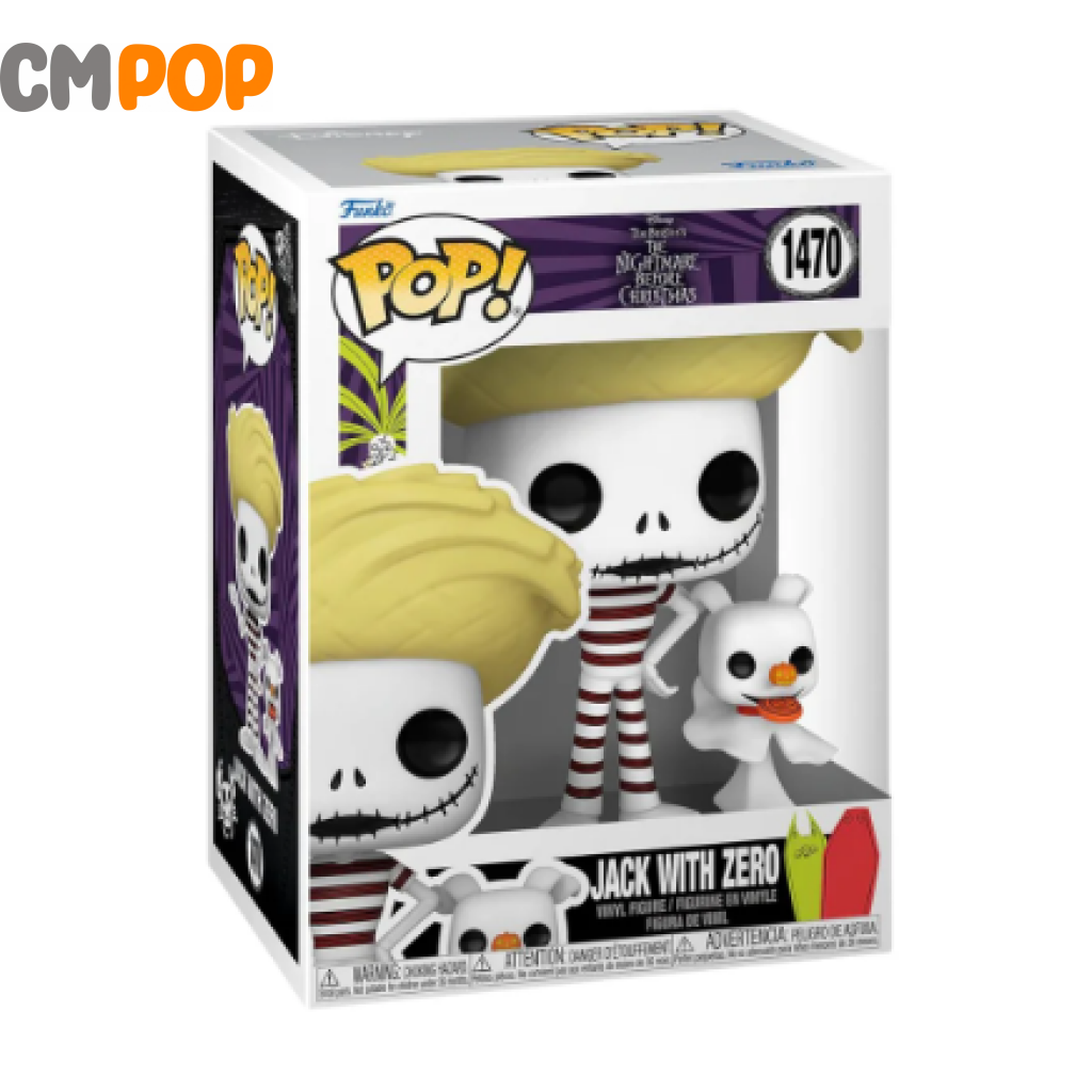 Jack W/ Zero - #1470 Funko Pop! The Nightmare Before Christmas Pop