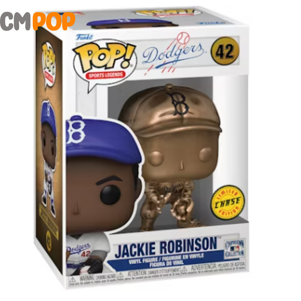 Jackie Robinson - Dodgers #42 Funko Pop! Sports Legends Chase Exclusive Pop