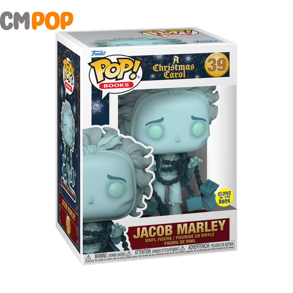 Jacob Marley - #39 Funko Pop! Books A Christmas Carol Glows In The Dark Pop