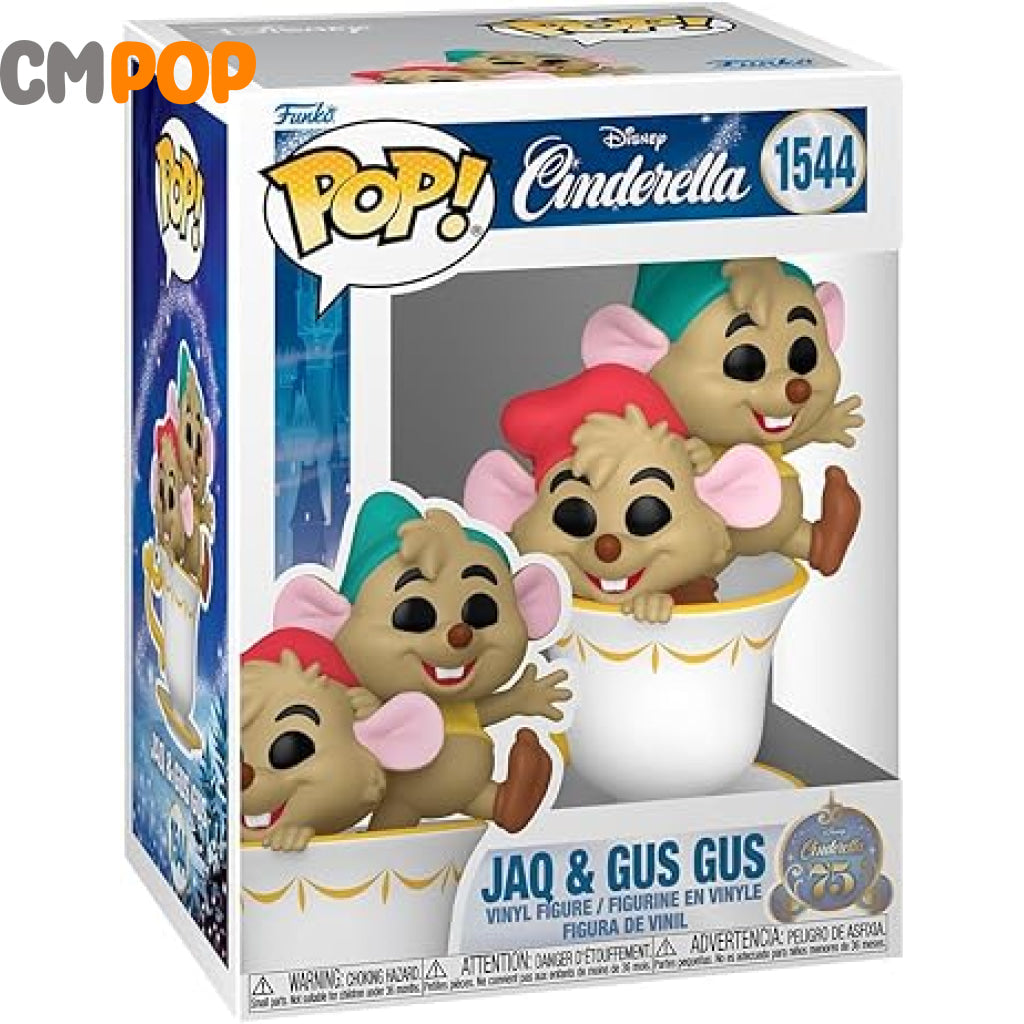 Jaq And Gus - #1544 Funko Pop! Disney Cinderella Cinderella’s 75Th Pop