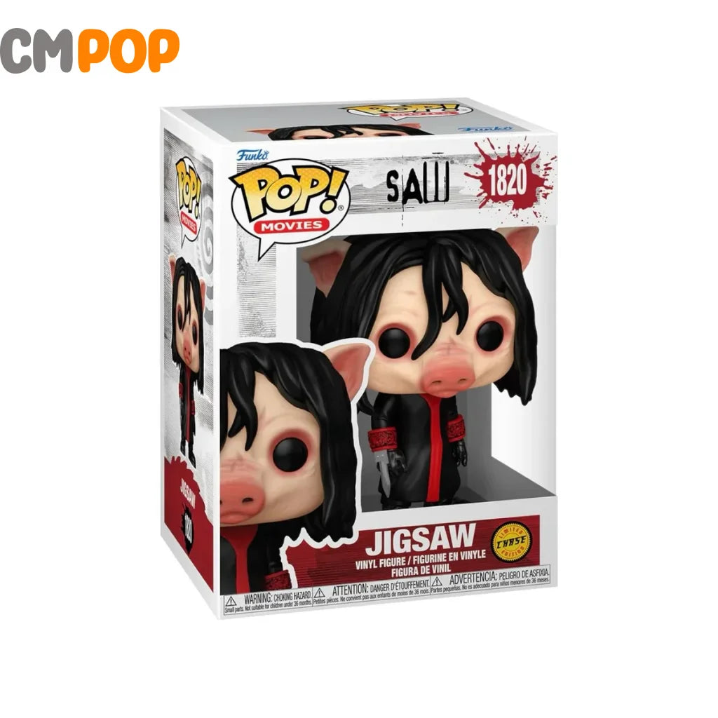 Jigsaw- #1820 - Funko Pop! - Movies - SAW - Limited Chase Edition Funko Pop