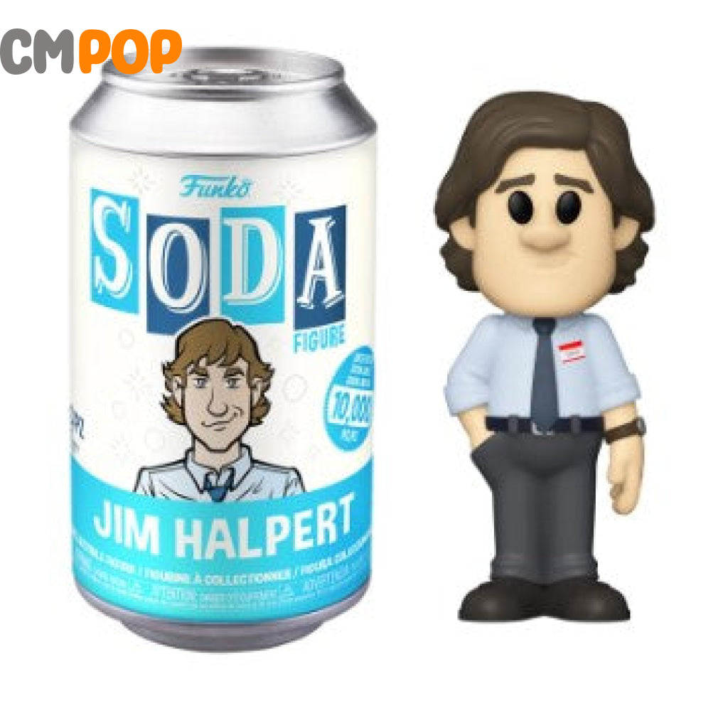 Jim Halpert - Funko Vinyl Soda 10 000 Pieces The Office Chance Of Chase