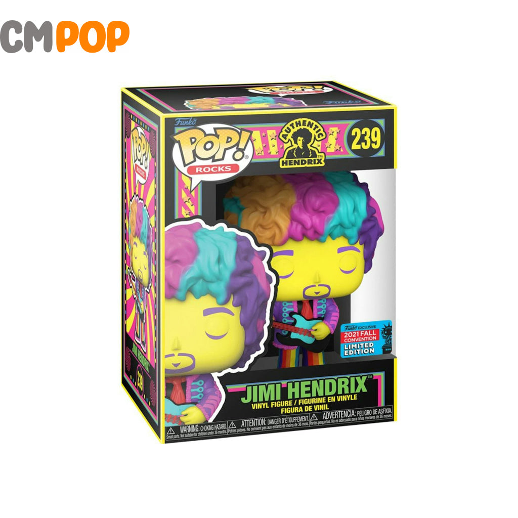 Jimi Hendrix - #239 Funko Pop! Pop Rocks Authentic Fall Convention 2021 Limited Edition