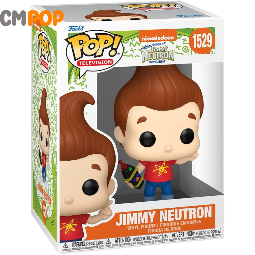 Jimmy Neutron - #1529 Funko Pop! Tv Nickelodeon Adventures Of Pop