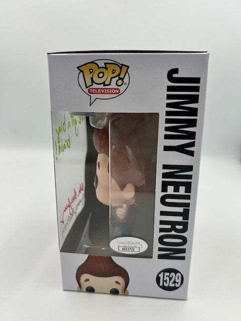 Jimmy Neutron  - #1529 - Funko Pop! - TV - Nickelodeon - Adventures of Jimmy Neutron - Signed By  Debi Derryberry