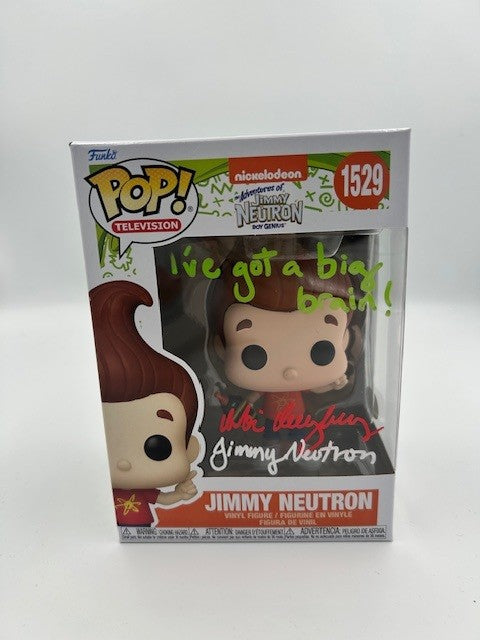 Jimmy Neutron  - #1529 - Funko Pop! - TV - Nickelodeon - Adventures of Jimmy Neutron - Signed By  Debi Derryberry
