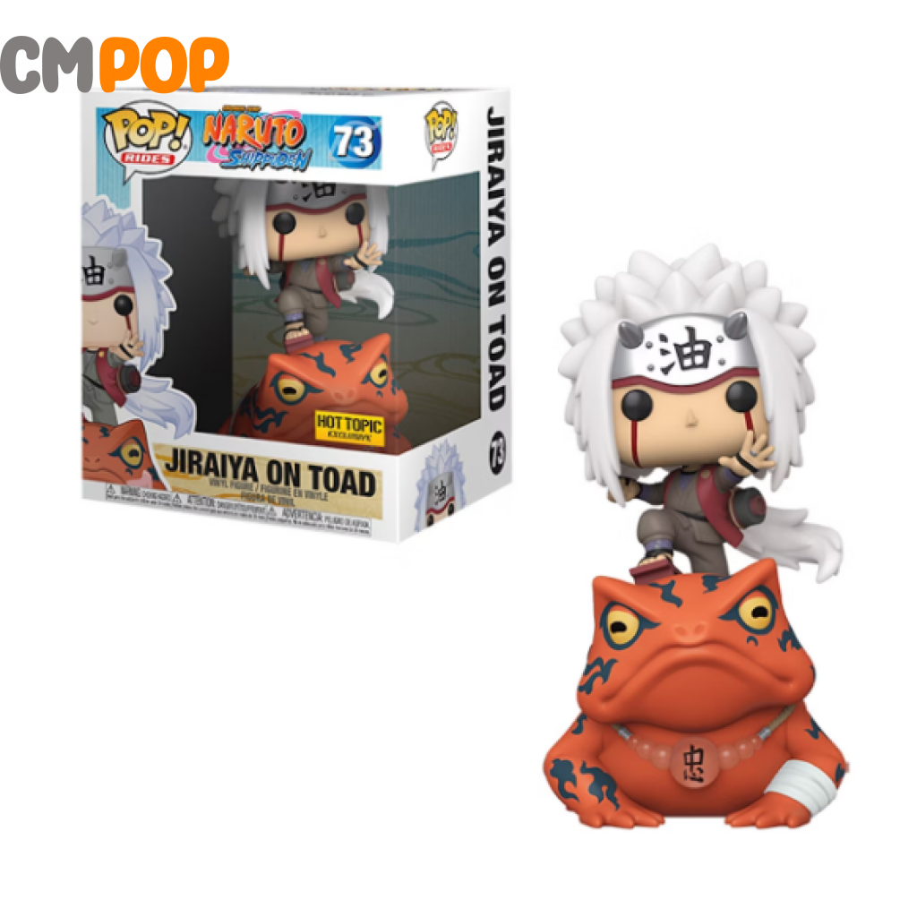 Jiraiya On Toad - #73 - Funko Pop! - Animation - Naruto Shippuden -Hot Topic Exclusive - Rides Funko Pop